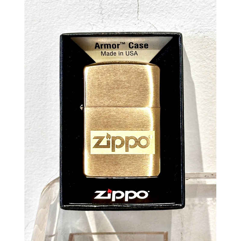 korek zippo original USA 168 armor Zippo Logo lustre-etched