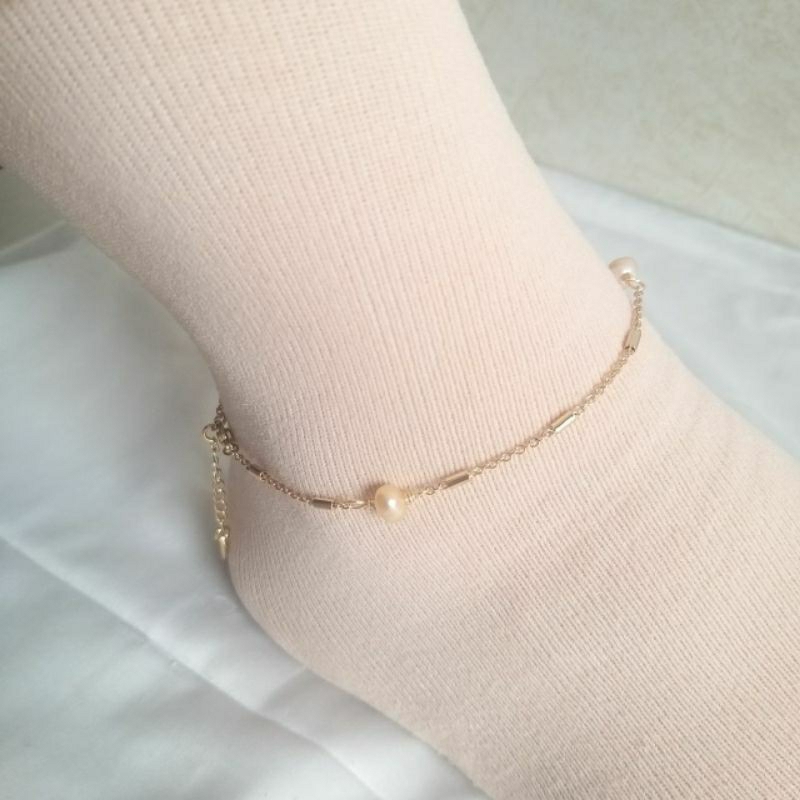 GELANG KAKI MUTIARA LOMBOK AIR TAWAR