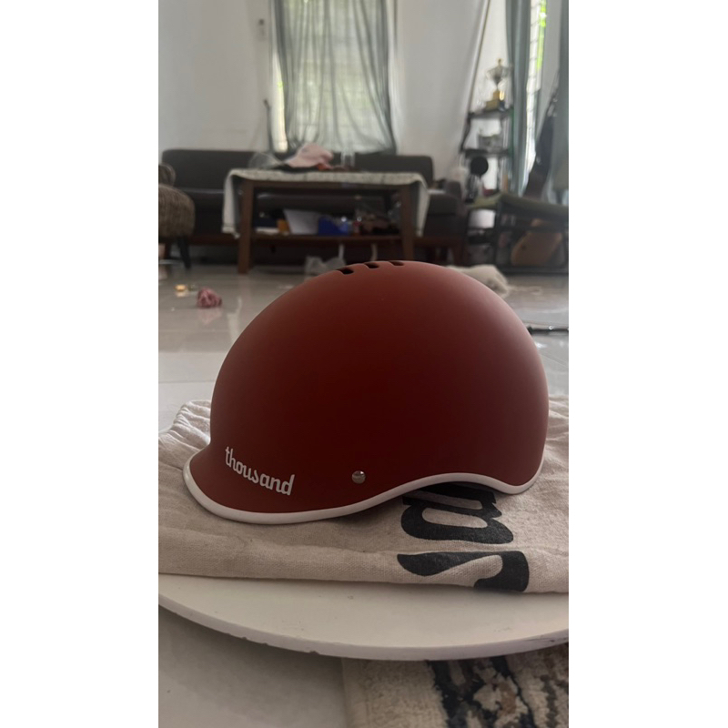 Helm sepeda Thousand Orange Terracotta Second