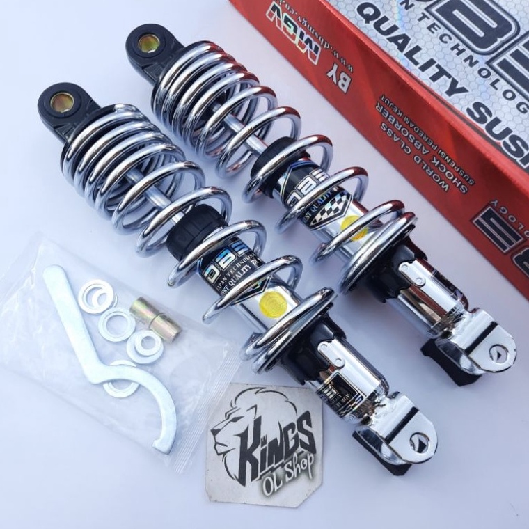 shok shockbreaker crome AEROX 155 NMAX NEW NOUVO DBS 8889 TOP UP 28 mm shockbreker non tabung