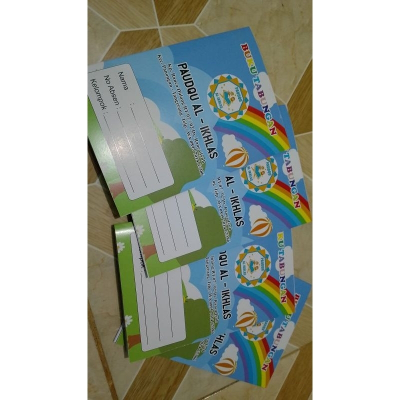 

buku tabungan costome