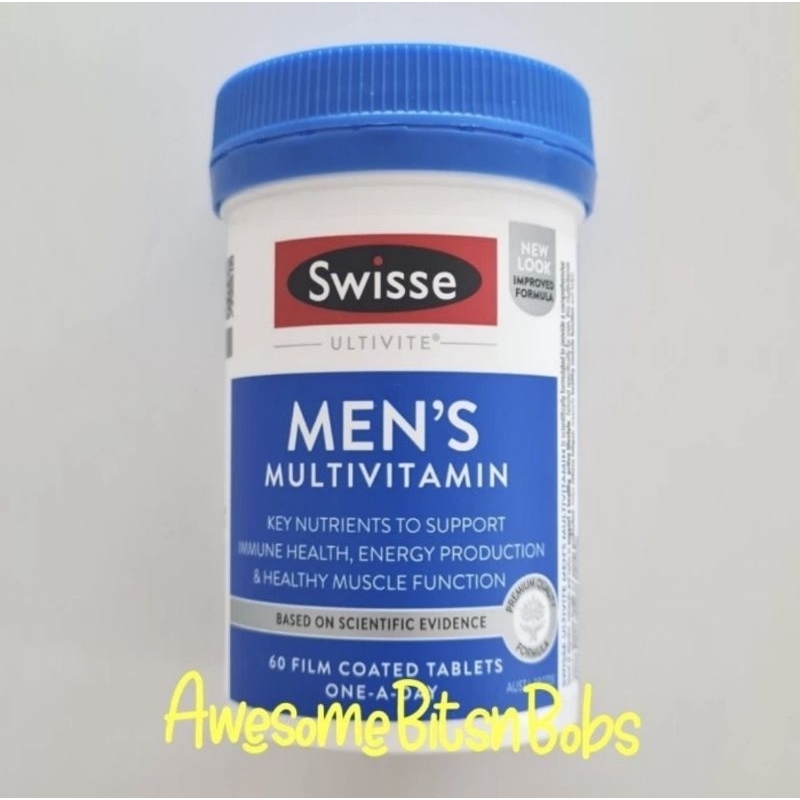 Swisse Men's Ultivite Multivitamin 60 Tablets