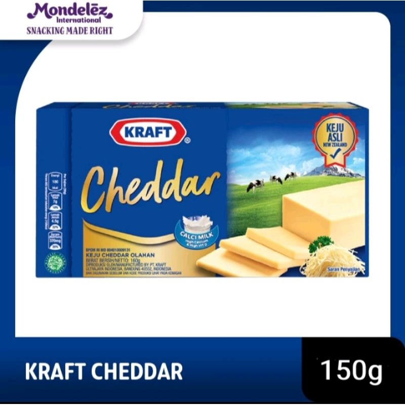 

Keju Kraft Cheddar 150 gr