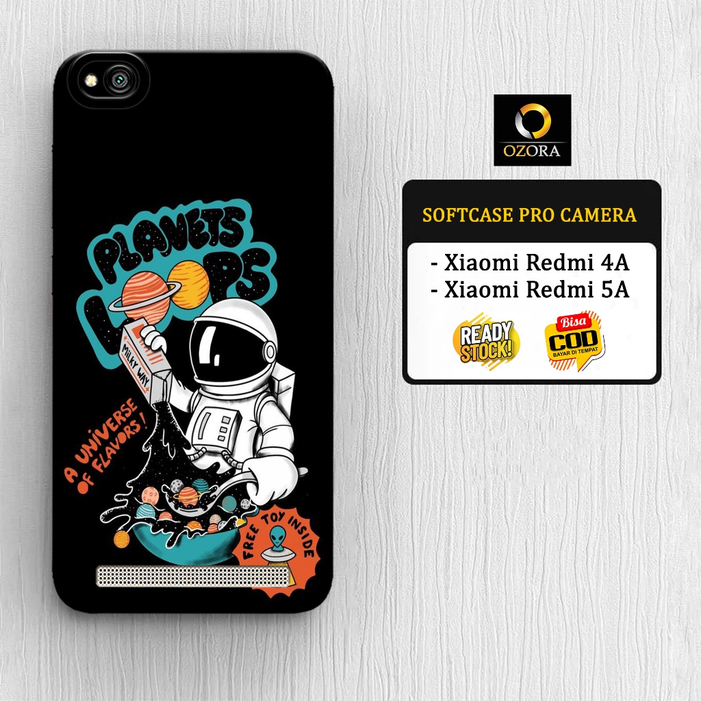 Case Xiaomi Redmi 5A / 4A Terbaru - OZORA - Fashion Case Astronot - Casing Hp Xiaomi Redmi 5A / 4A -