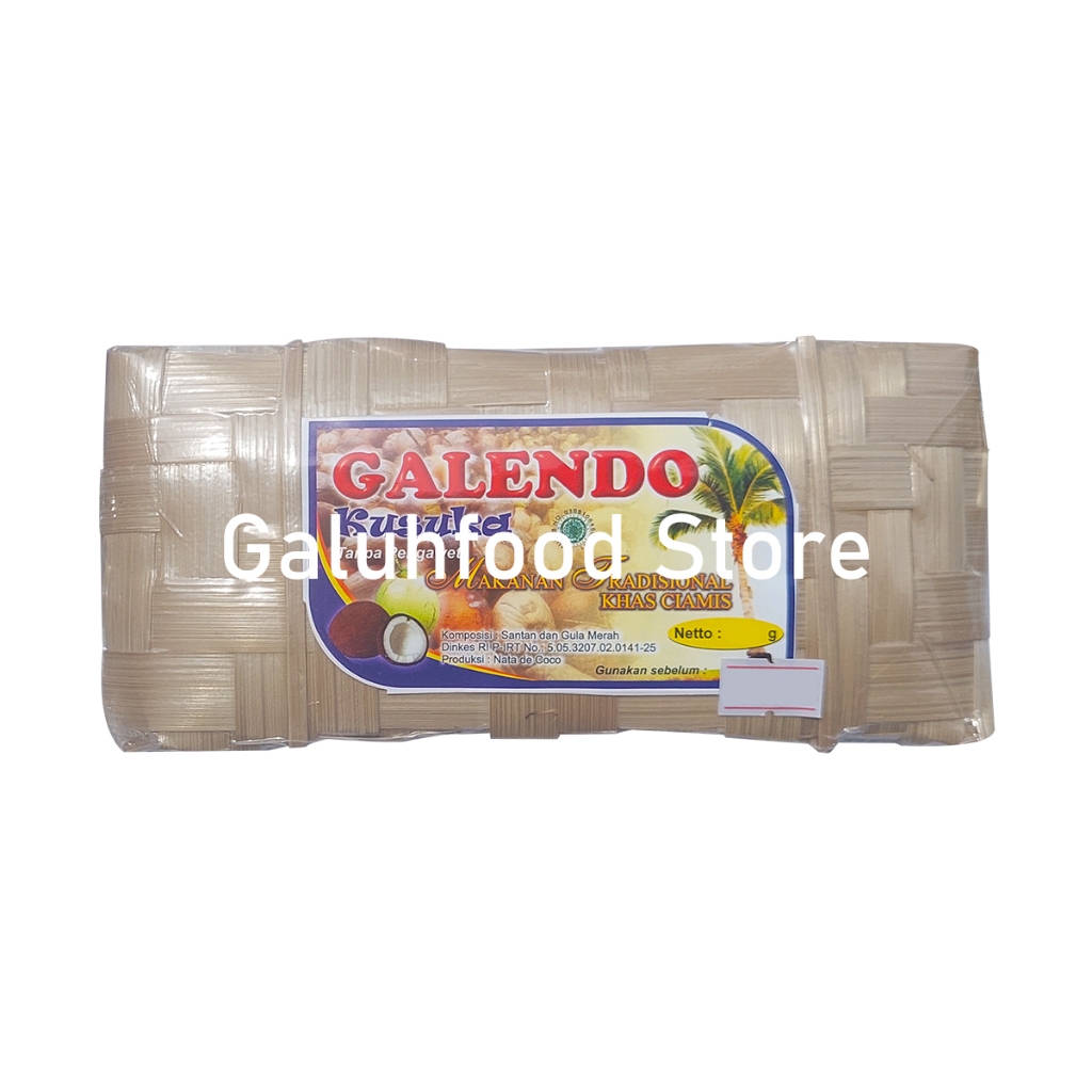 

Galendo Khas Ciamis Blondo Kelapa Original Kusuka Kemasan Bambu 150gr