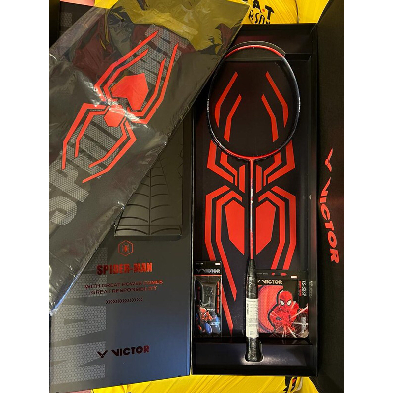 Raket Badminton Victor Spiderman Limited Edition - 100%Original Victor