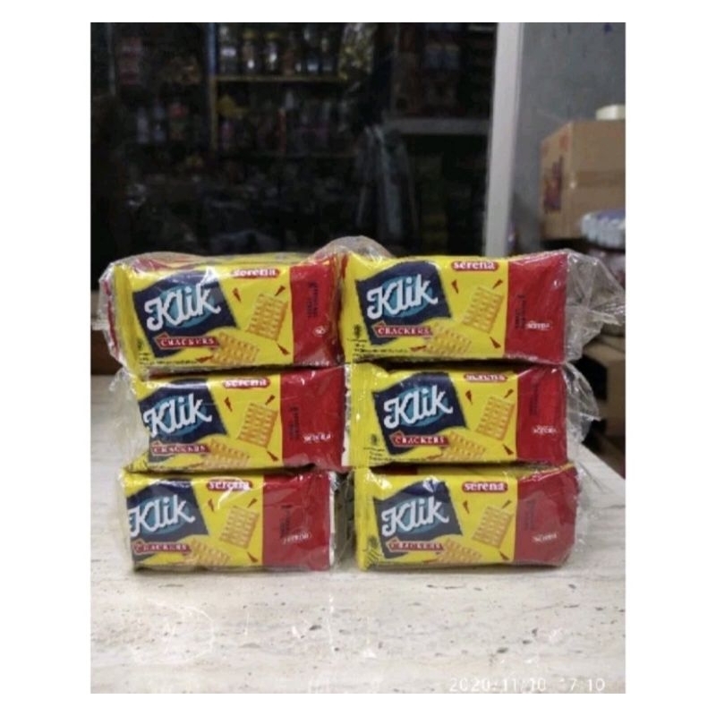 

Serena Klik Crackers 12 gram ( 1 pack isi 10 pcs)