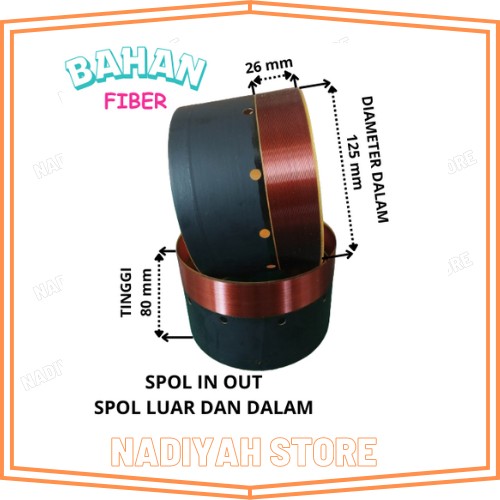 Spol Speaker 18in Spul 5 inchi PD 1850 Diameter 125mm Spol Spiker 5in IMPORT