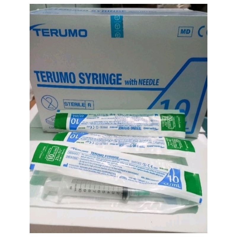 Spuit 10cc With Needle Terumo / Syringe 10cc Terumo
