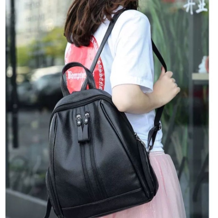 Ransel Wanita - Ransel Kulit Garut - Tas Kulit Asli Selempang Wanita | Tas Kulit Asli | Tas Pesta | 