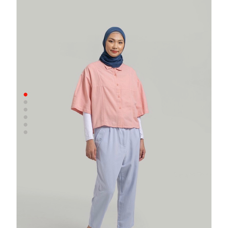 [ORIGINAL] KEMEJA 3SECOND TERBARU BAHAN LINEN TERSEDIA 3WARNA PINK MUSTARD BIRU (HARGA TERBAIK)