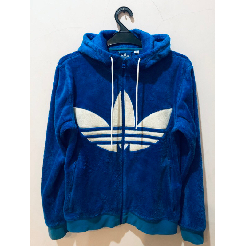 Zipper Hoodie Adidas Big logo Trefoil