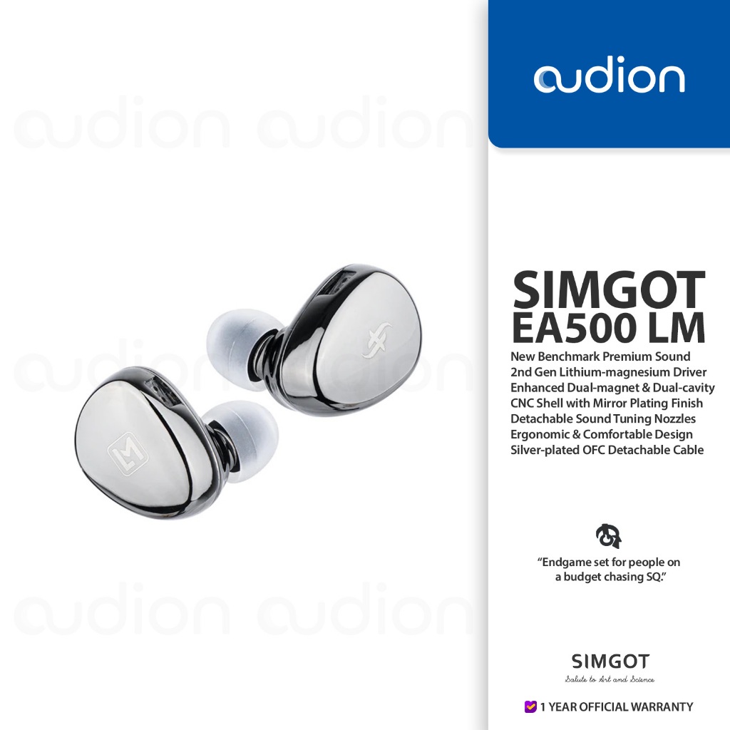 SIMGOT EA500LM/EA500 LM 2nd Gen Upgraded Driver 2pin In-ear IEM