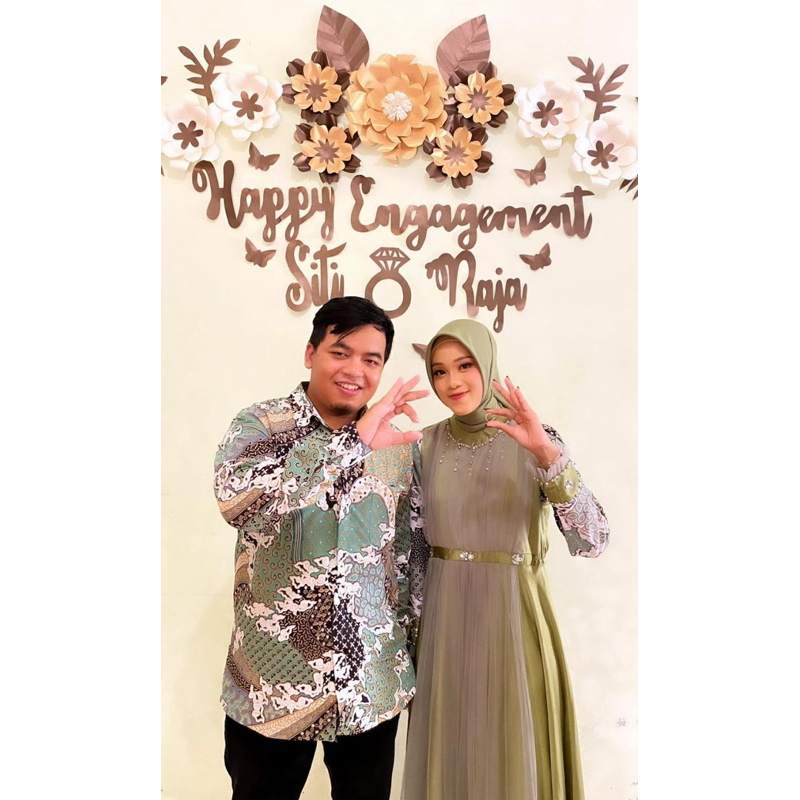 ready Paper flower dekorasi bunga kertas backdrop lamaran dekorasi tunangan tukar cincin engagement 