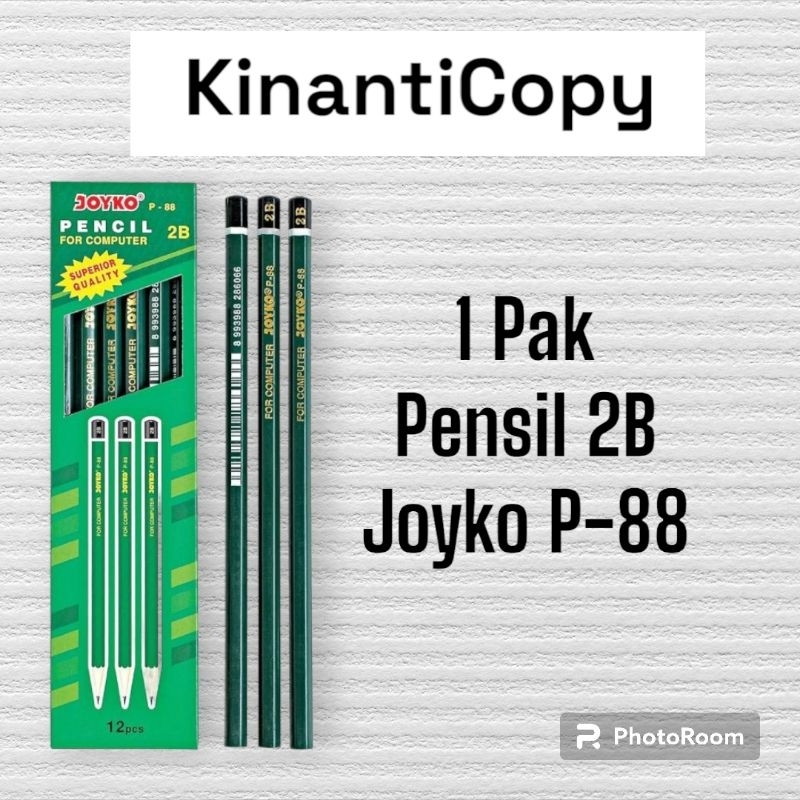 

Pensil 2B Joyko P-88 [ 1 Pack ]