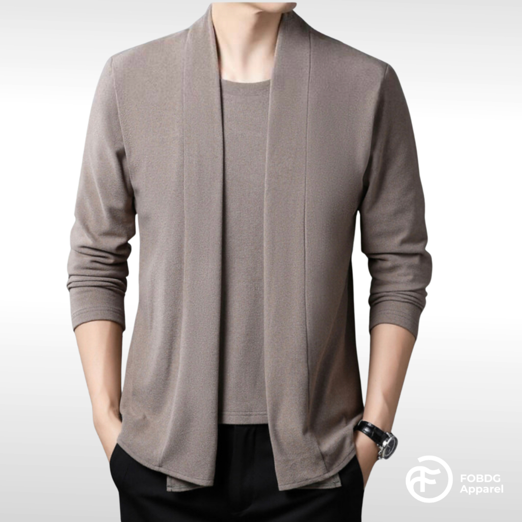 Kaos Blazer FOBDG Lengan Panjang Kaos dan Blazer Menyatu 100% Cotton Style Formal Original