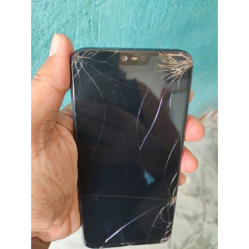 Lcd Nokia 6.1 plus copotan