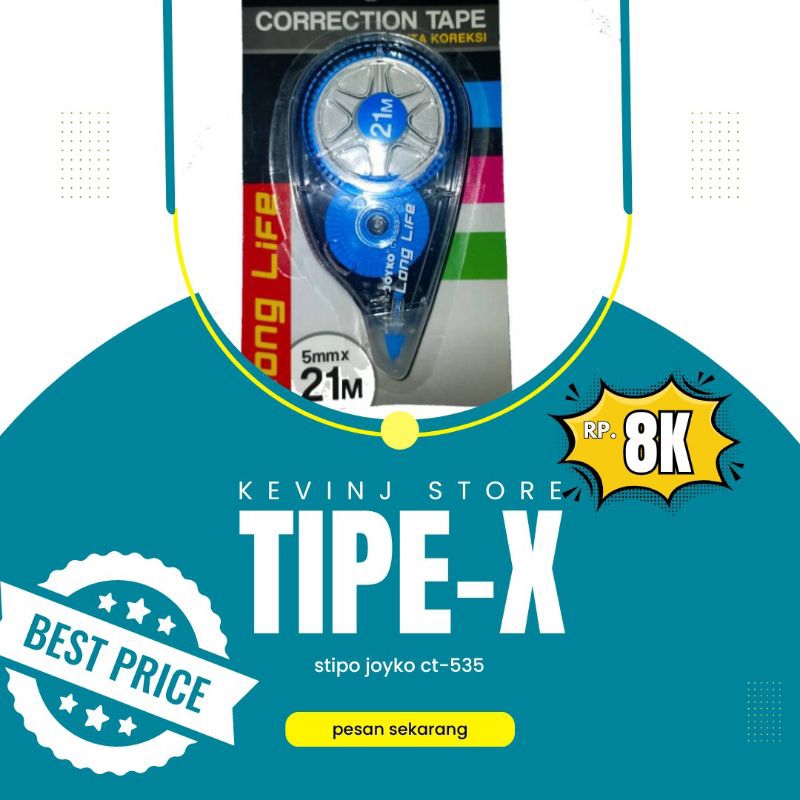 

tipe-x termurah stipo