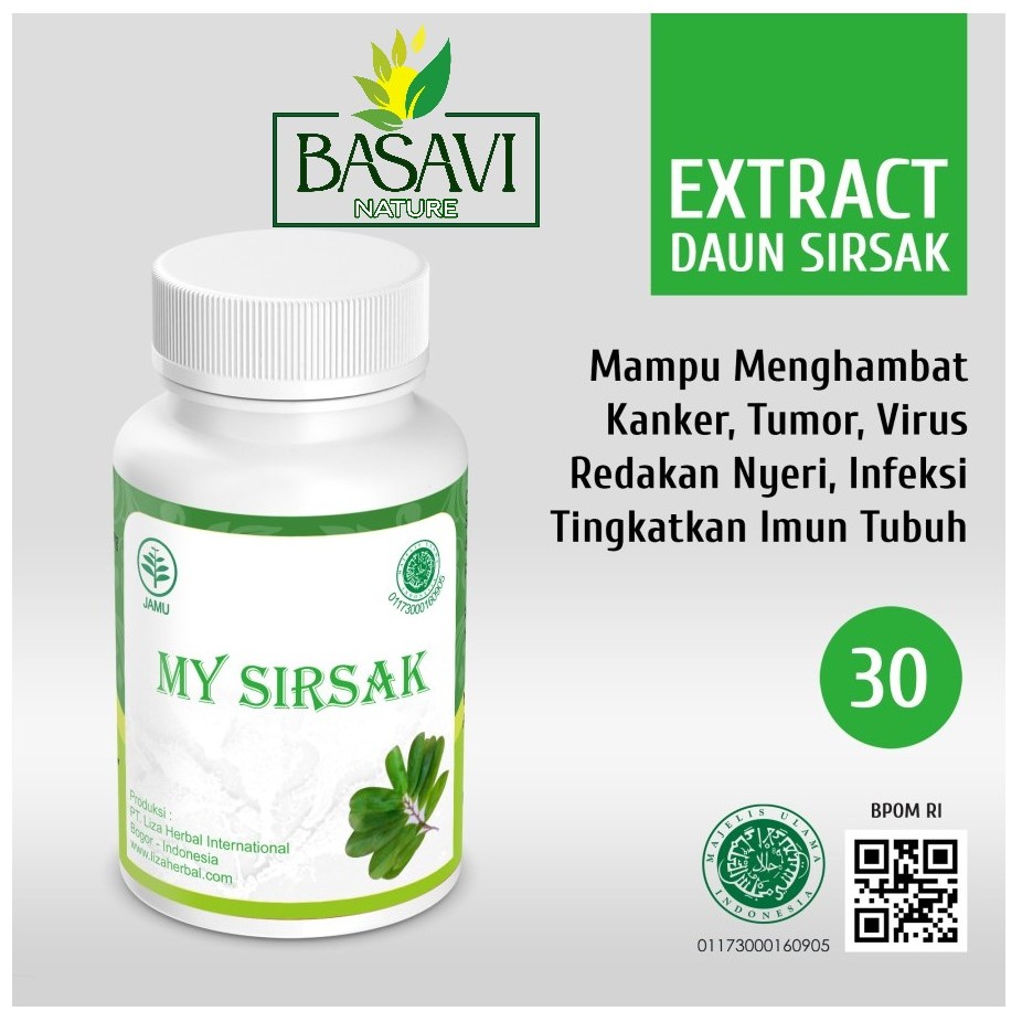 My Sirsak Kapsul Ekstrak Liza Herbal Untuk Kanker Ekstrak Daun Sirsak