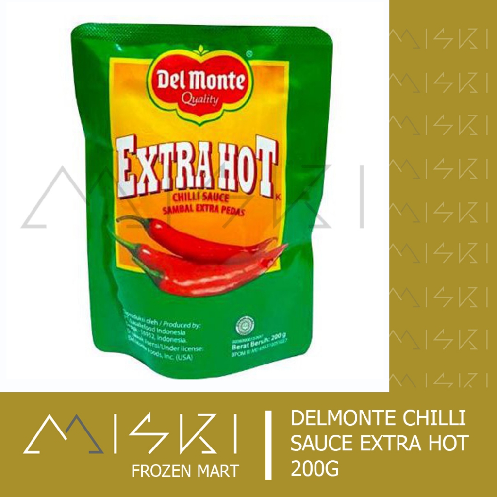 

DELMONTE CHILLI SAUCE EXTRA HOT 200G