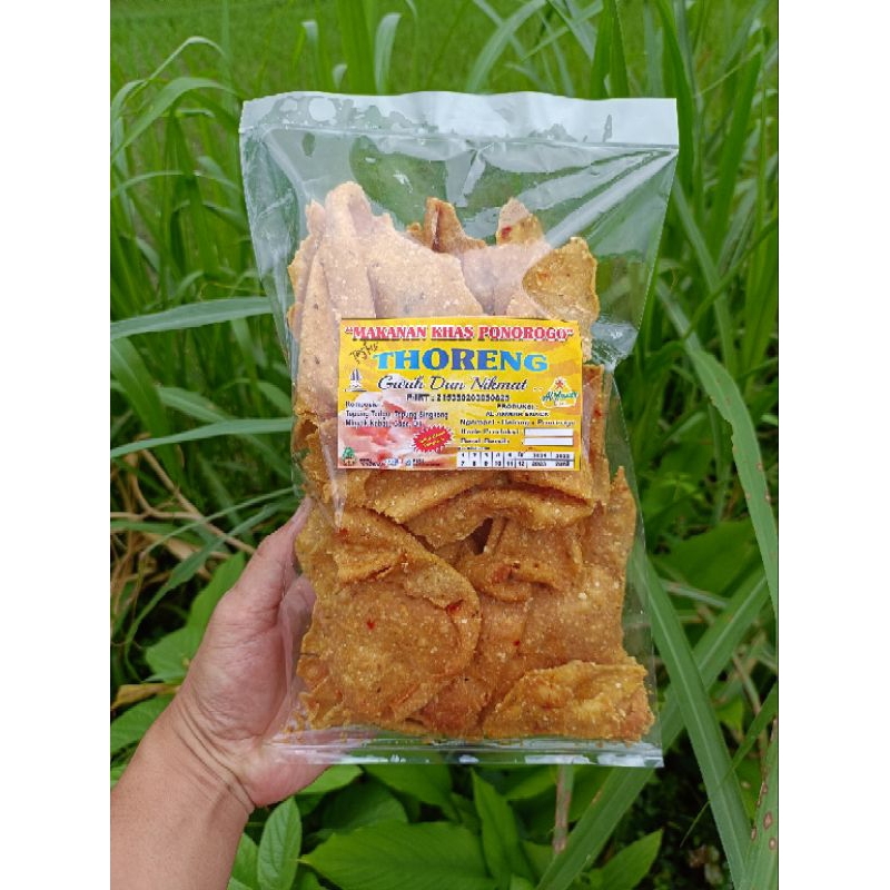 

Makanan Khas Ponorogo : Thoreng Irisan Tipis Al Anwar Snack