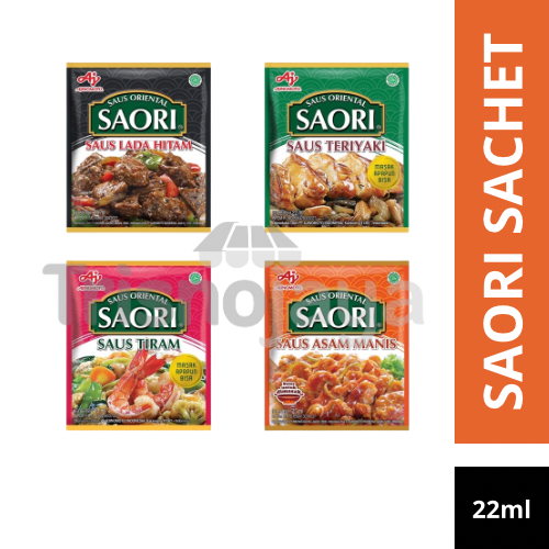 

SAORI sachet 22ml // saori renceng // saori saos tiram // saori lada hitam // saori teriyaki