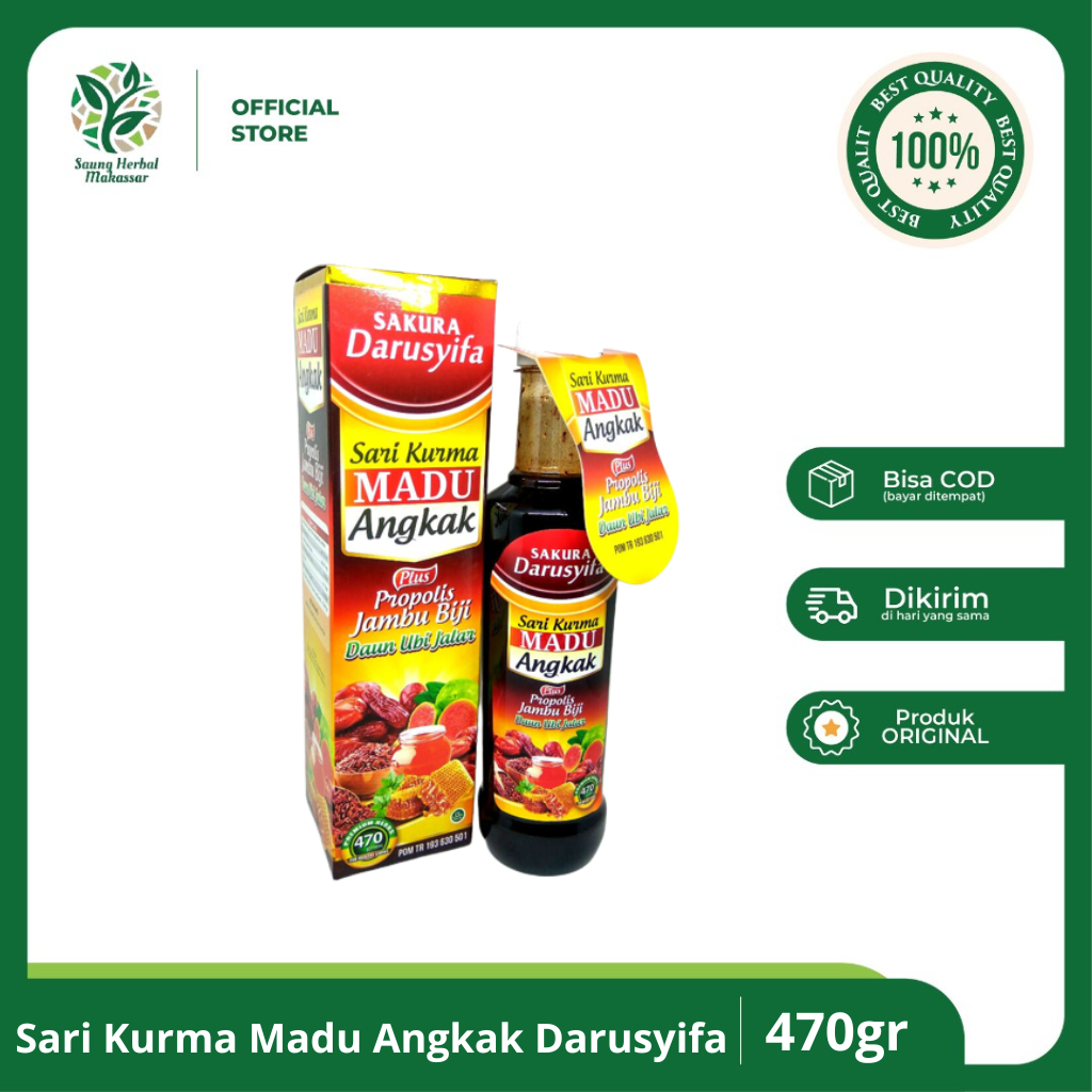 

Sari Kurma Madu Angkak Darusyifa 470 Gram