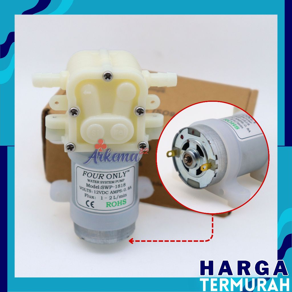POMPA MOTOR DISPENSER SWP-1818 / DINAMO POMPA AIR GALON BAWAH / WATER PUMP / FOUR ONLY UNIVERSAL