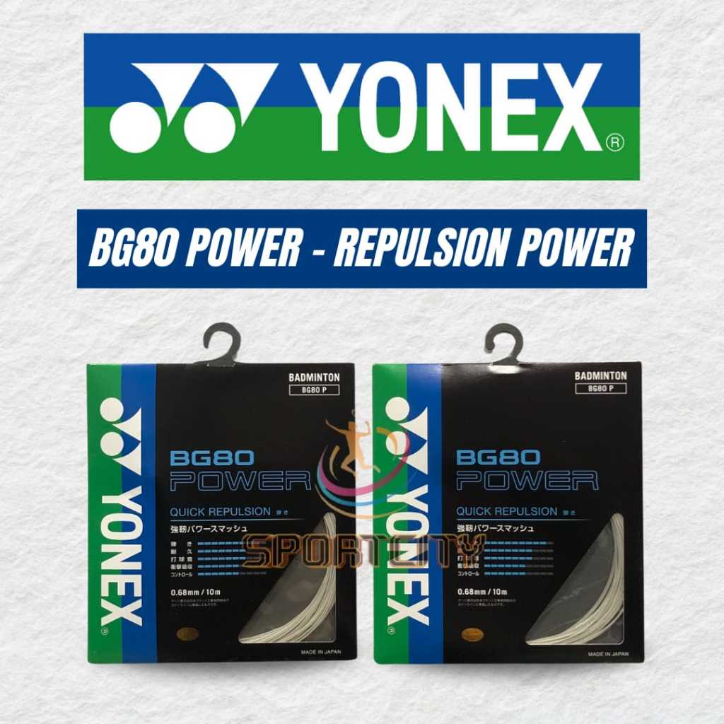 Senar Raket Badminton Yonex BG 80 Power JP Original