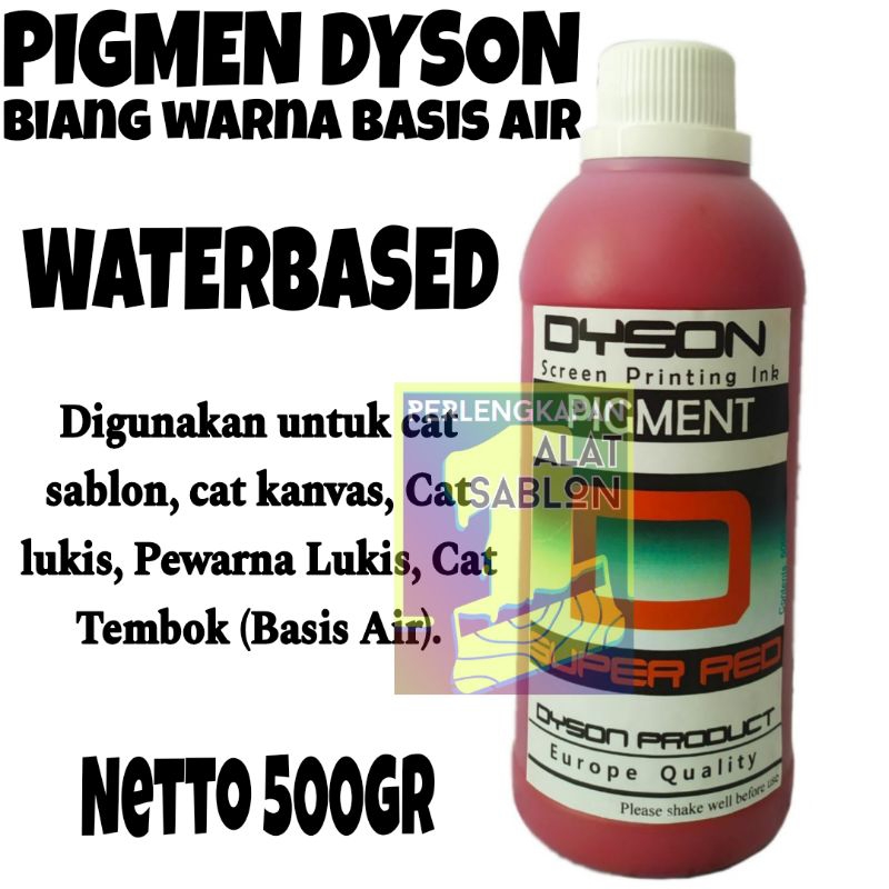 

BIANG WARNA SABLON DYSON SUPER RED 500GR BASIS AIR