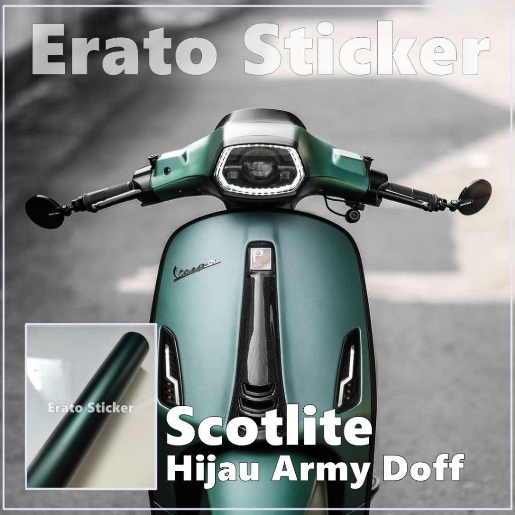 skotlet motor hijau army dof metalik skotlet hijau armi dof scotlite green army metalik crom doff