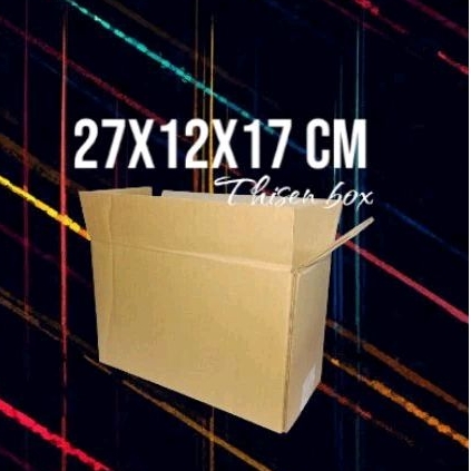 

Kardus packing serbaguna 27x12x17 cm | dus siap pakai | multifungsi | souvenir