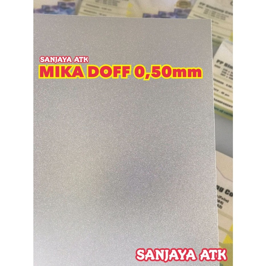 

InJO Cover mika jilid Doff atau PP pasir 0.50mm A4 isi 20 lembar