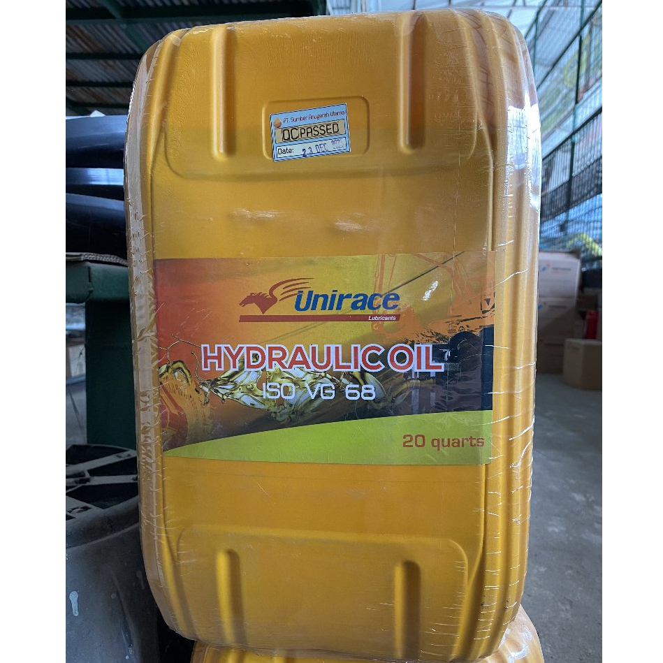 Oli Hidrolis Hidrolik Hydraulic Unirace 68 19L