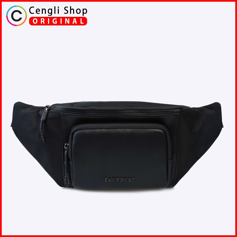 TAS SELEMPANG PINGGANG EVERBEST SLING WAIST BAG PRIA TERBARU ORIGINAL EM00