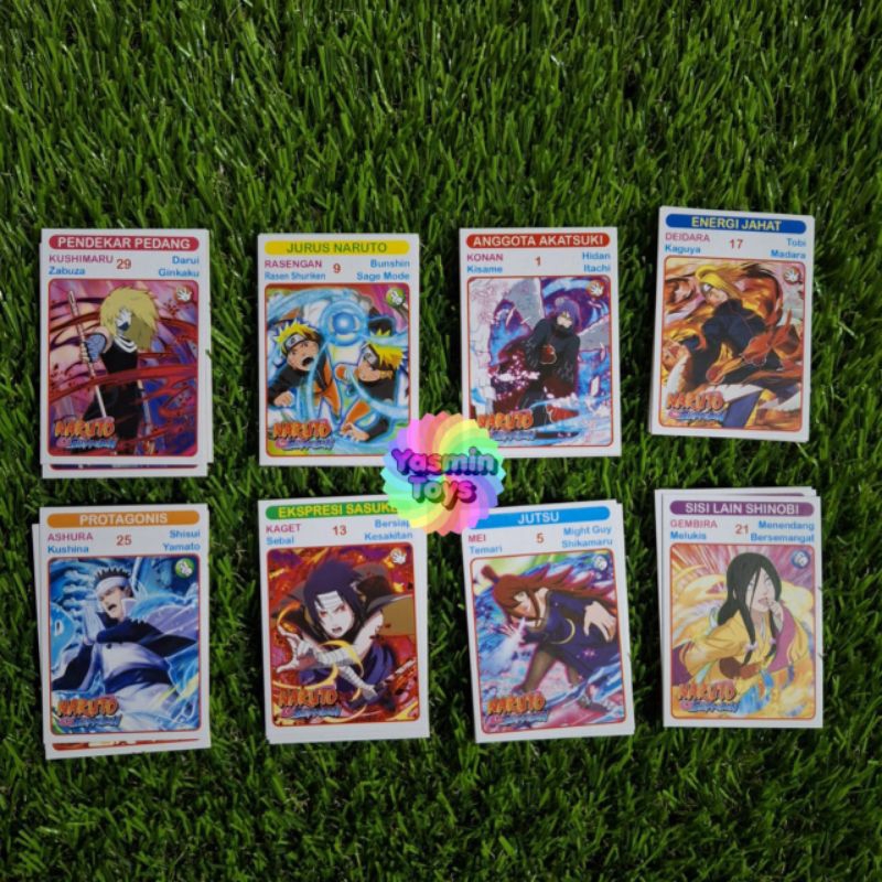 Mainan Kartu Kwartet kecil Karakter Murah Mainan Jadul