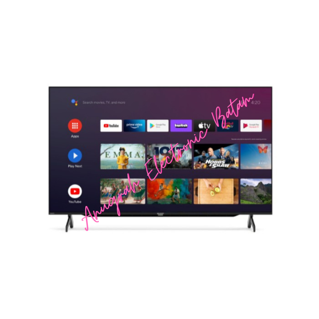 LED TV SHARP 50" 4T-C50DK1X 50 INCH ANDROID TV BATAM