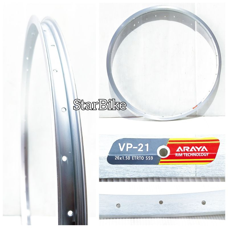 Velg Sepeda 26 Mtb Mini 26×1.50 Aluminium Araya