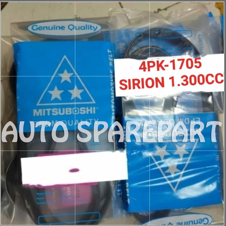 FAN VAN V BELT TALI KIPAS 4PK1705 DAIHATSU SIRION 1.3CC 4PK-1705