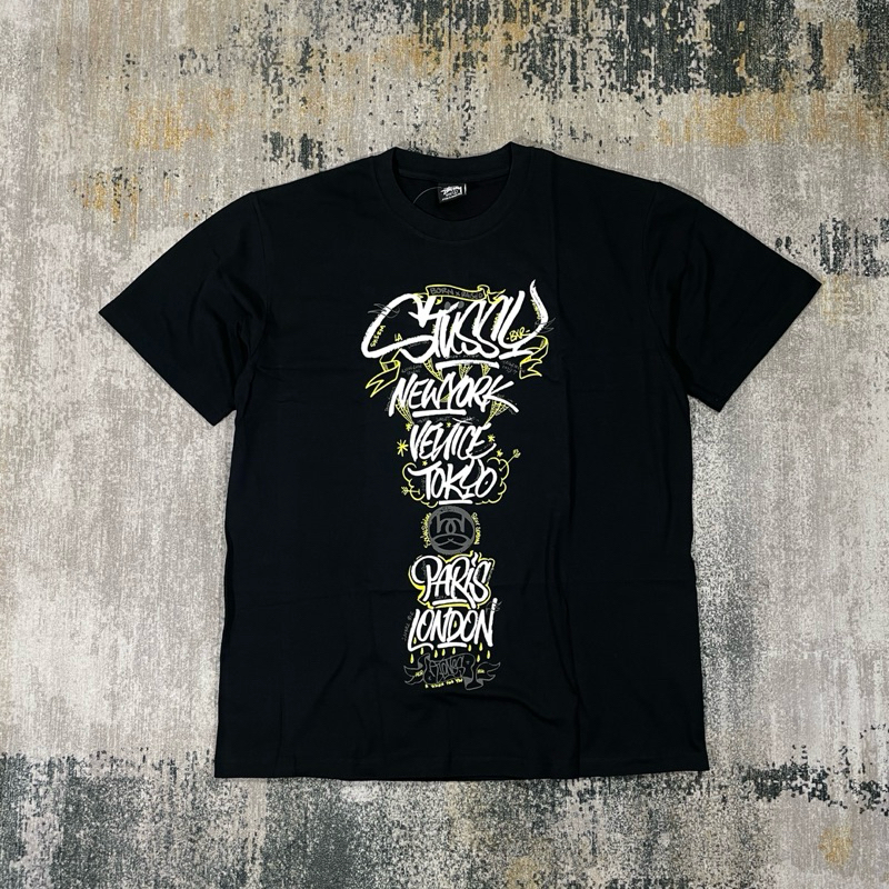STUSSY BORN X RAISED BXR HANDSTYLES TEES ORIGINAL
