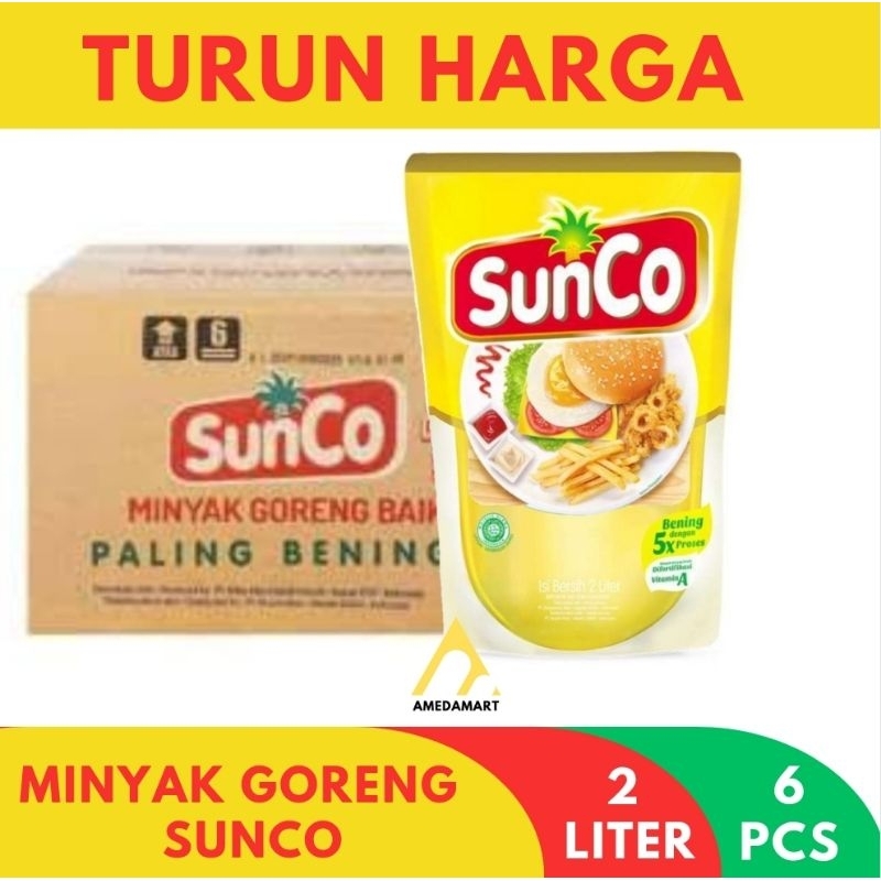 

Sunco Minyak Goreng 2 Liter 1 Dus