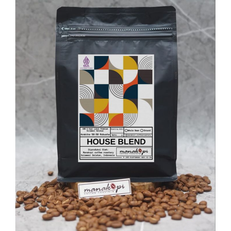 

KOPI TERENAK HOUSE BLEND ARABIKA 50% : 50% ROBUSTA 1KG