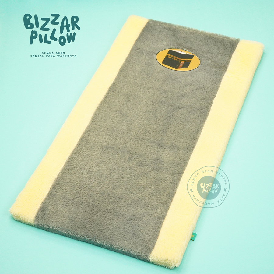 Bizzarpillow Sajadah Busa Bulu Rasfur Kombinasi Warna Ukuran 120 x 65 x 3cm BZ251