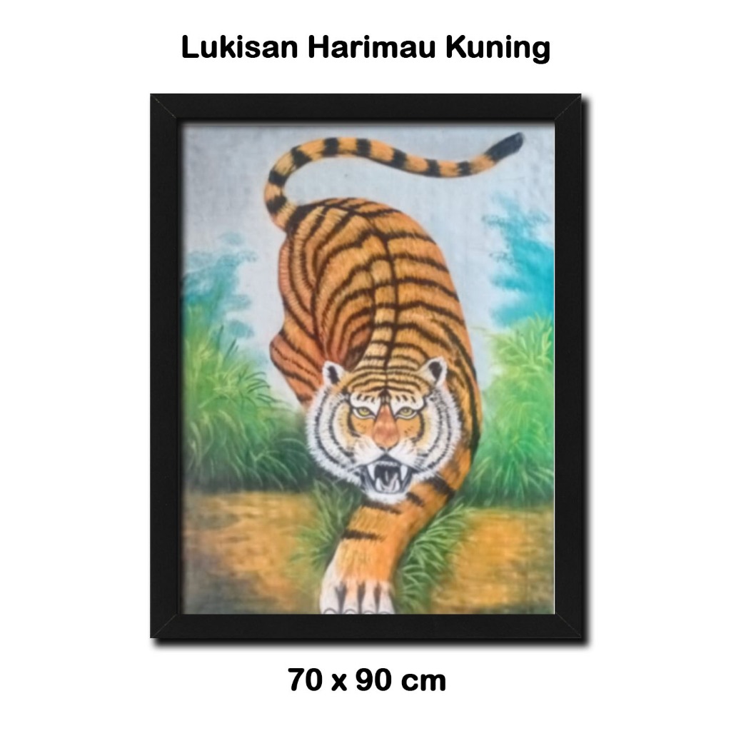 Lukisan Harimau Kuning