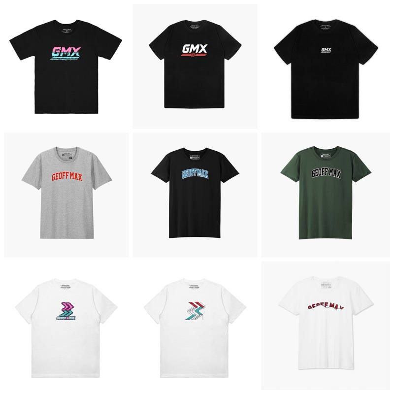 T-Shirt Geoff Max Original - Geoff Max T-Shirt | T-Shirt | Kaos Lengan Pendek | Kaos Unisex