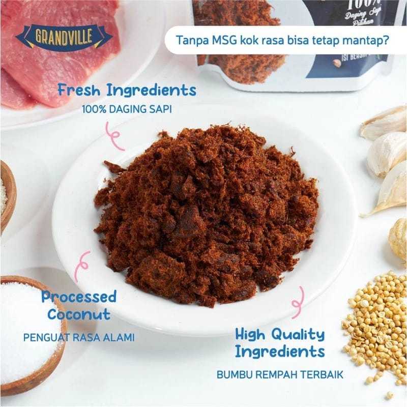 

RK60 Grandville Abon Ayam/Sapi/Ikan Crunchy