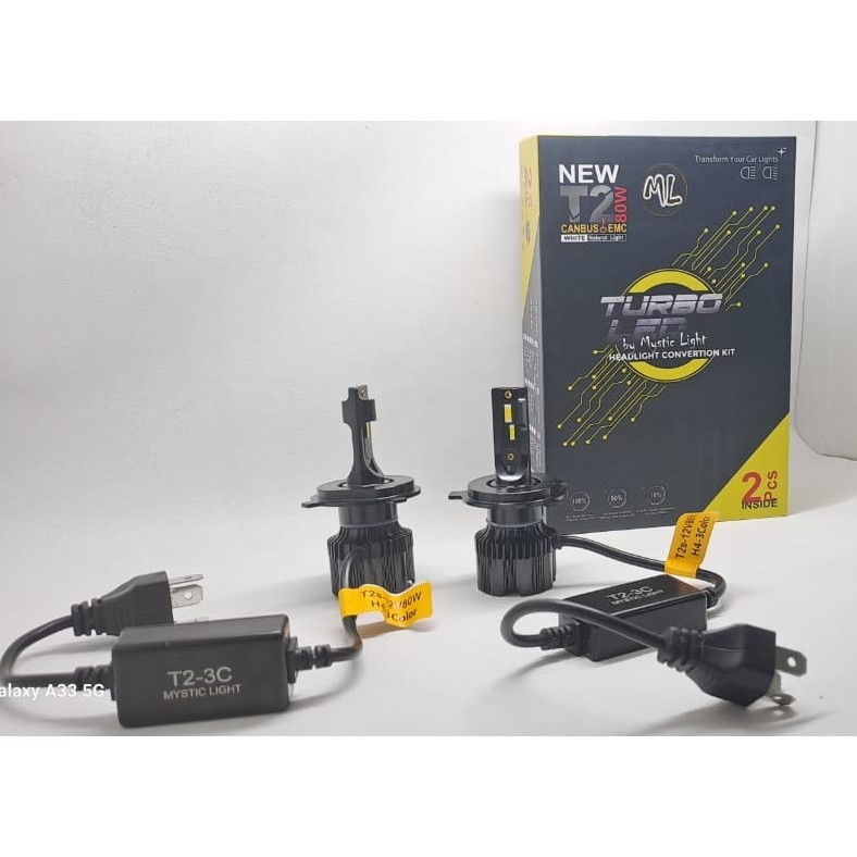 LAMPU LED MOBIL MOTOR 3 WARNA WITH FLASH H4 6000K,4300K,3000K