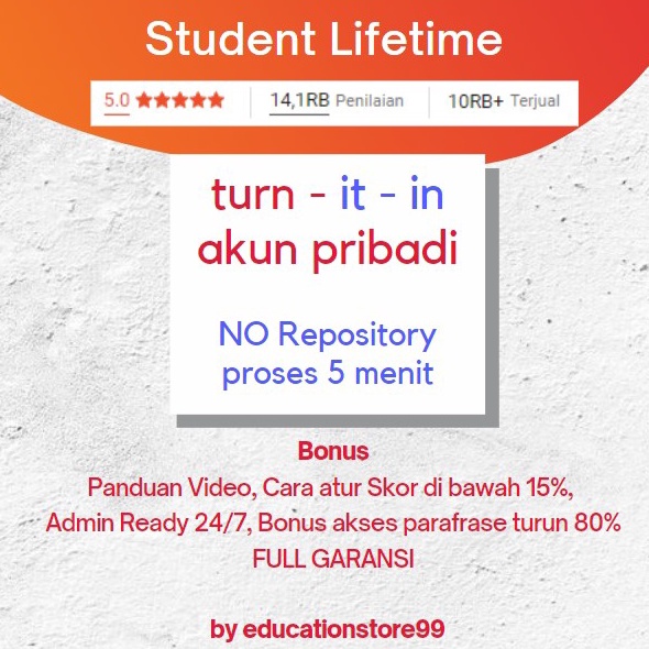 ART A89D TURN ID IN No Repository Lifetime  Software Cek Plagiat Bonus Guide Menurunan Skor Video Pe