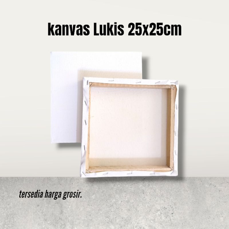 

kanvas lukis canvas lukis 25x25cm siap pakai