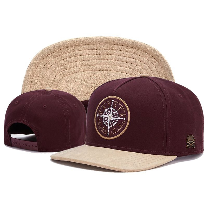 Topi snapback cayler sons merah maron